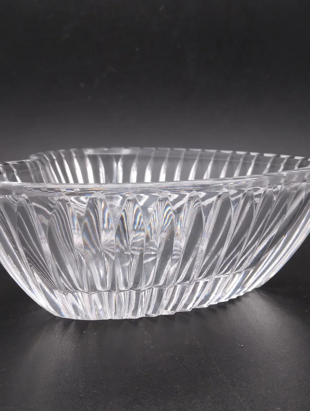 Vintage Waterford Crystal Heart Trinket Dish/Bowl/Dish